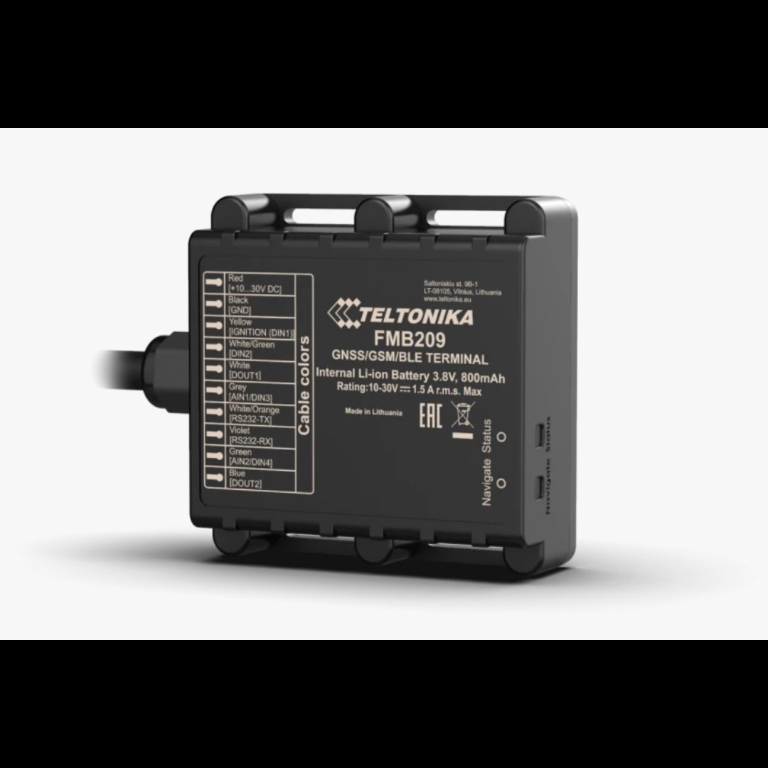 Enterprise Resource Planning (ERP) + Teltonika FMB209 + embedded SIM + AIN 140