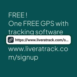FREE! GPS TRACKING ONLINE FOR 1 YEAR